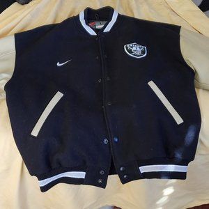 Nike Varsity Raiders NFL Jacket.  Large